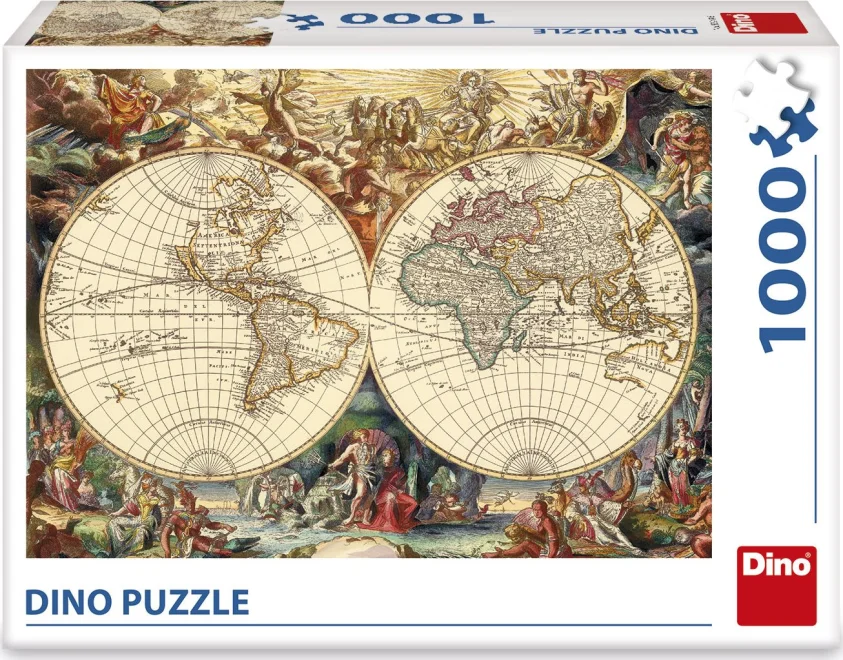 Dino Puzzle Historická mapa 1000 dielikov