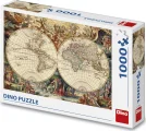 Dino Puzzle Historická mapa 1000 dielikov