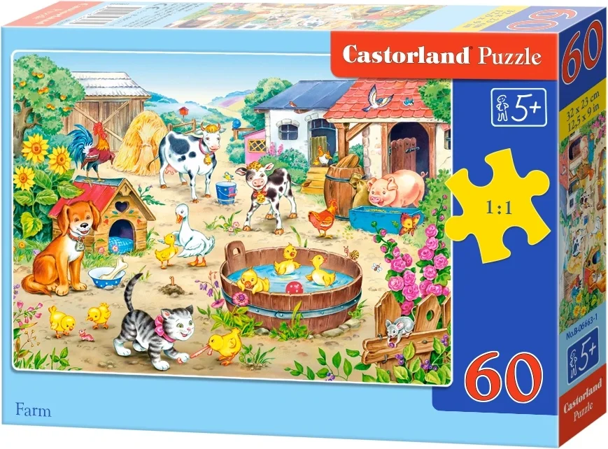 Castorland Puzzle Farma 60 dielikov