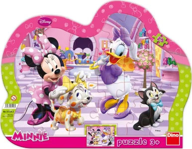 Puzzle Minnie a maznáčikovia 25 dielikov