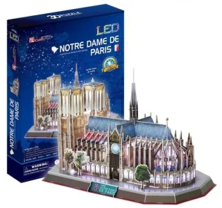 Svietiace 3D puzzle Notre Dame 149 dielikov