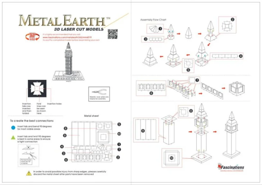 METAL EARTH 3D puzzle Big Ben