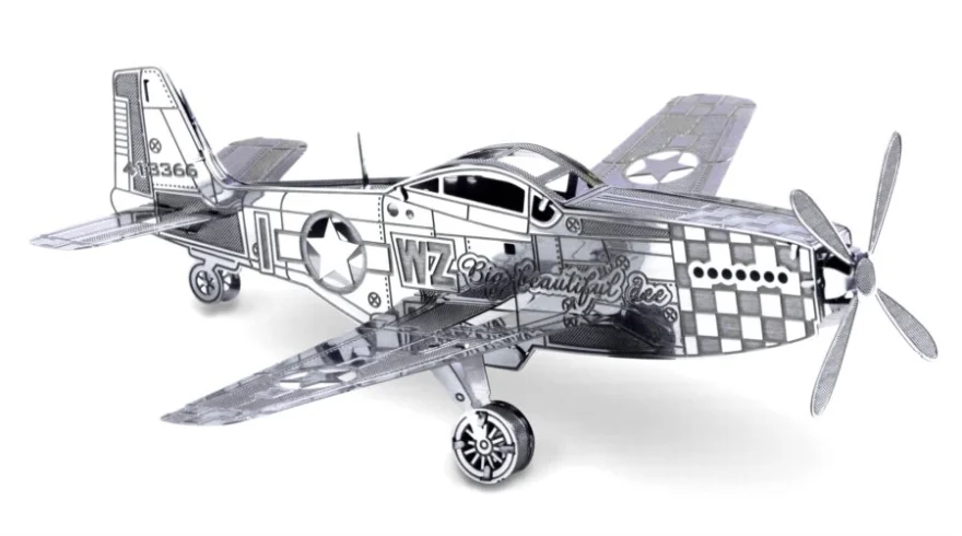 METAL EARTH 3D puzzle Lietadlo Mustang P-51
