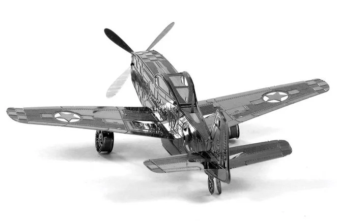 METAL EARTH 3D puzzle Lietadlo Mustang P-51