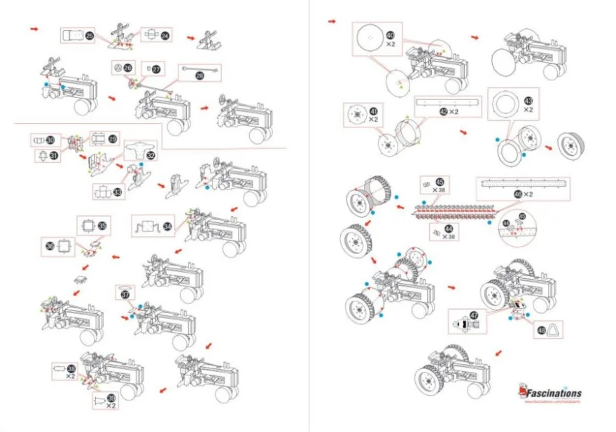METAL EARTH 3D puzzle Traktor