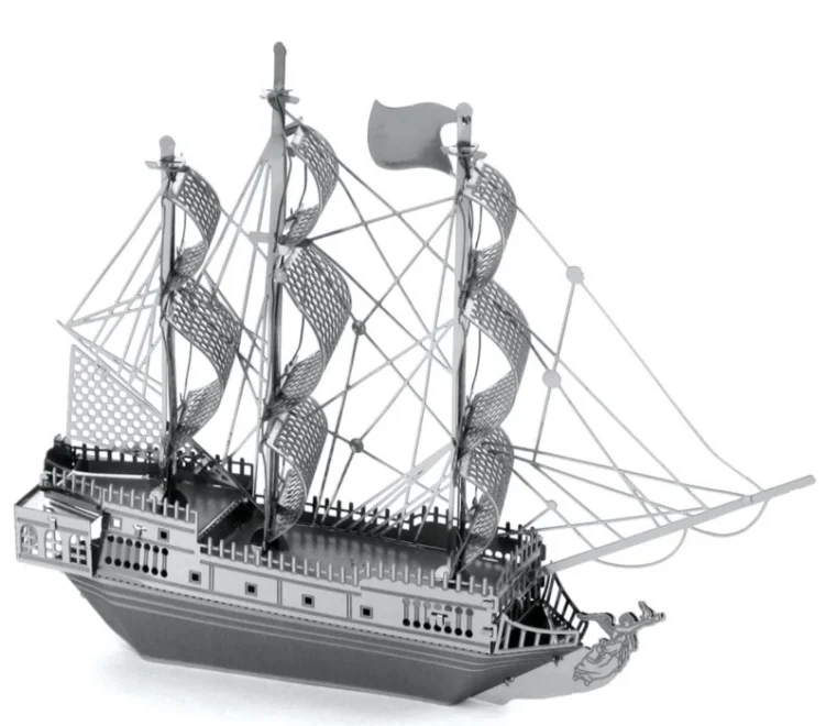 METAL EARTH 3D puzzle Black Pearl (Čierna perla)