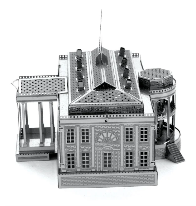 METAL EARTH 3D puzzle Biely dom