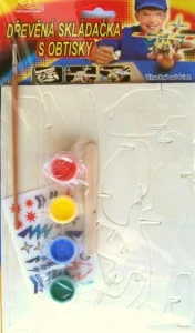3D puzzle Jednoplošník s barvičkami