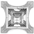 METAL EARTH 3D puzzle Eiffelova veža (ICONX)