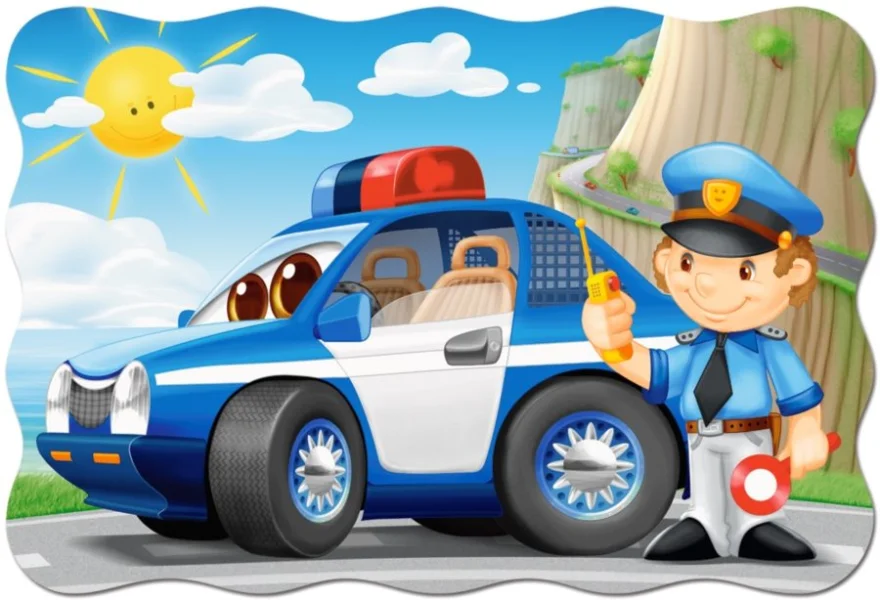 Castorland Puzzle Policajná hliadka MAXI 20 dielikov