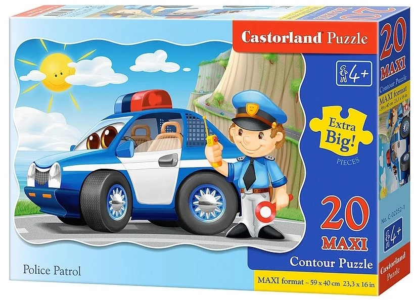 Castorland Puzzle Policajná hliadka MAXI 20 dielikov